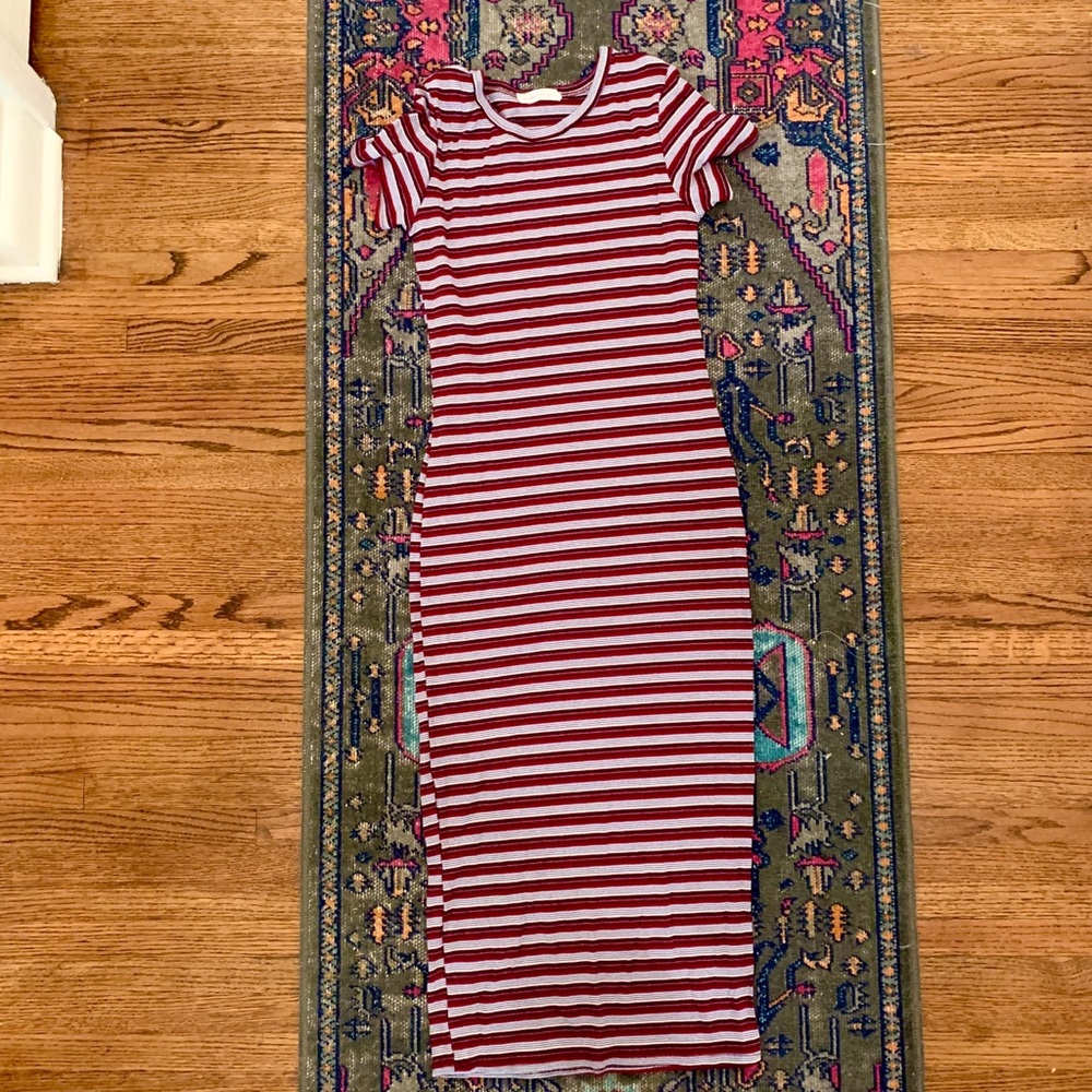 Striped T Shirt Dress